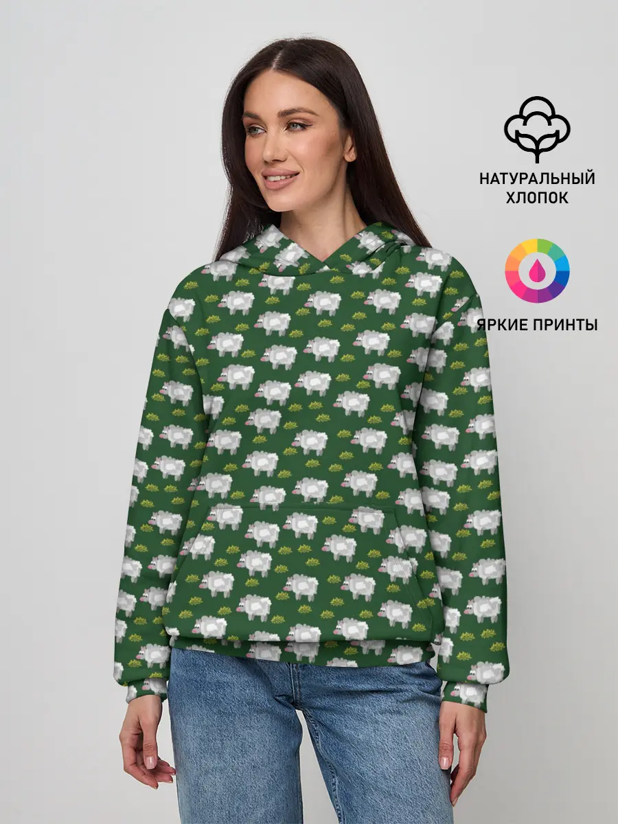 Женское худи / Овечки