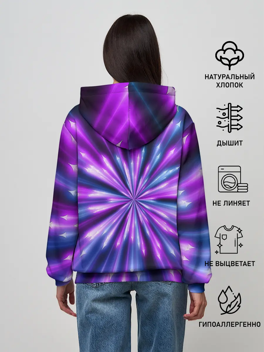 Женское худи / Неоновые стрелы