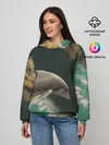 Женское худи / Дельфин в облаках