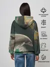 Женское худи / Дельфин в облаках