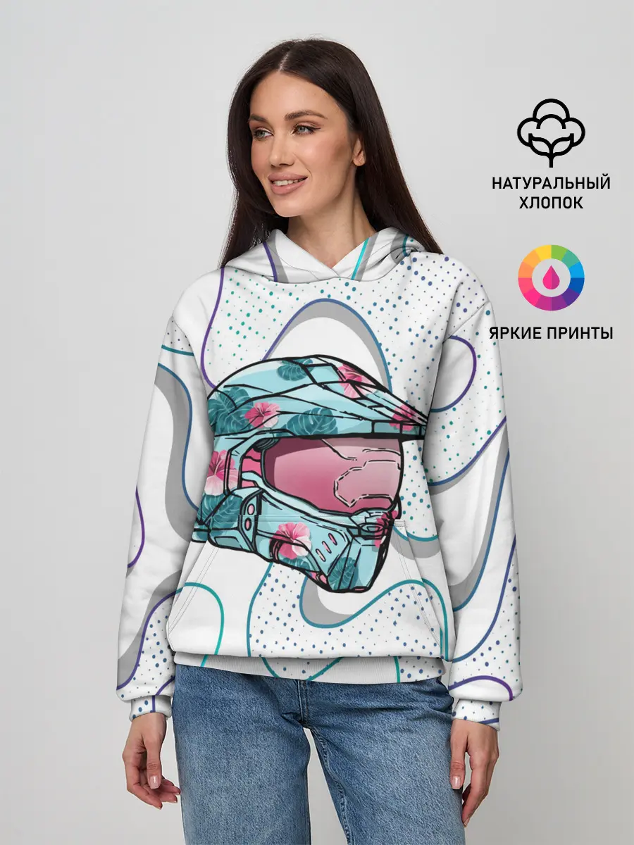 Женское худи / Flowers of Spartan