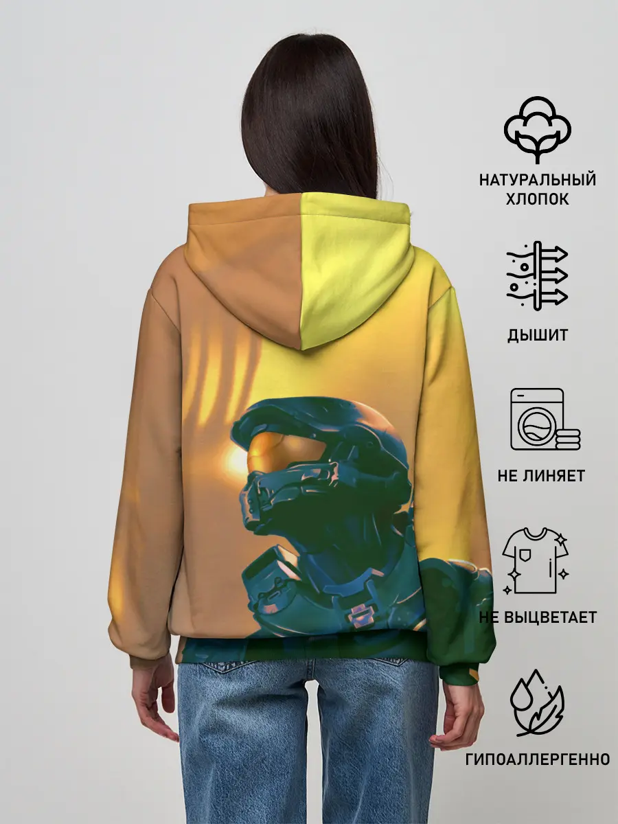 Женское худи / Мастер Чиф | Halo