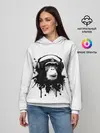 Женское худи / Обезьяна Меломан