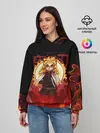 Женское худи / Огненный Столп Kimetsu no Yaiba