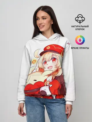 Женское худи / Геншин Импакт Кли