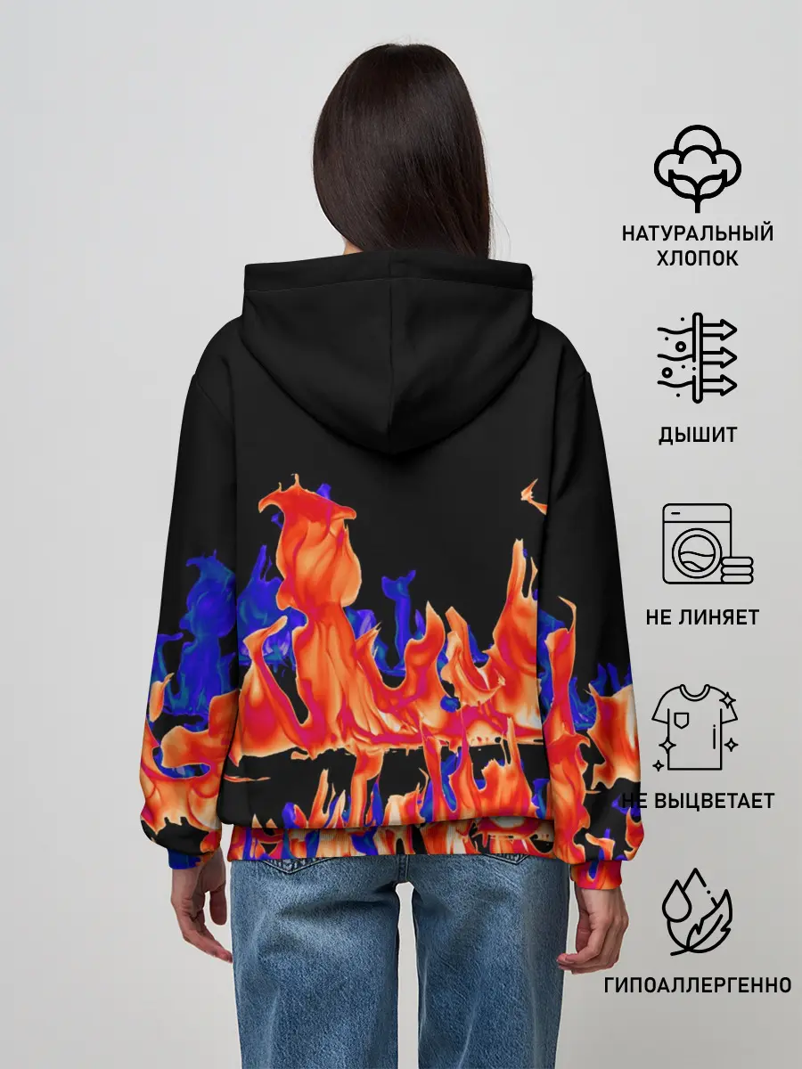 Женское худи / Огненный Дракон