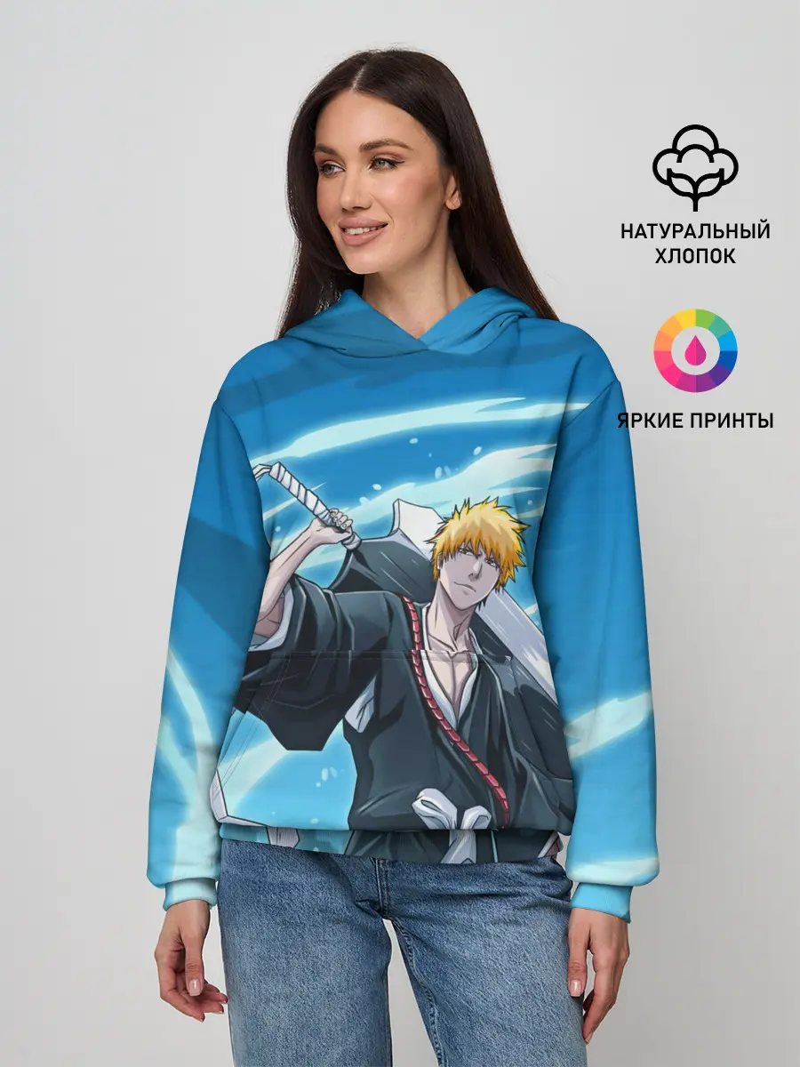 Женское худи / Bleach-Ichigo