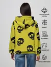 Женское худи / Yellow Skulls