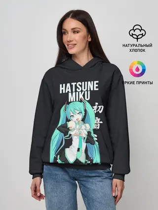 Женское худи / Hatsune Miku / Хацунэ Мику