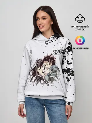 Женское худи / Танджиро и Незуко Камадо