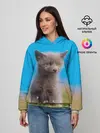 Женское худи / Смешной лисенок