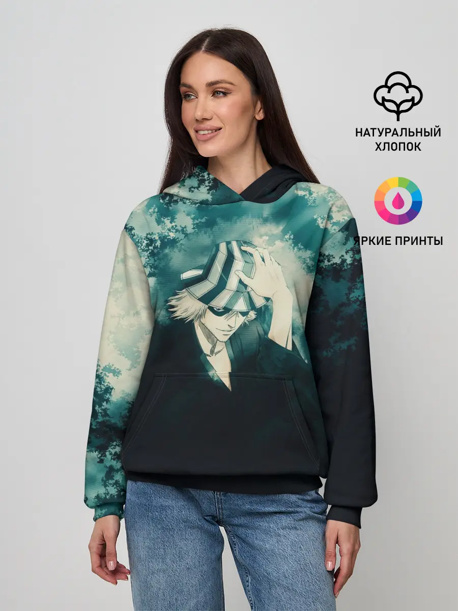 Женское худи / Bleach | Кискэ Урахара