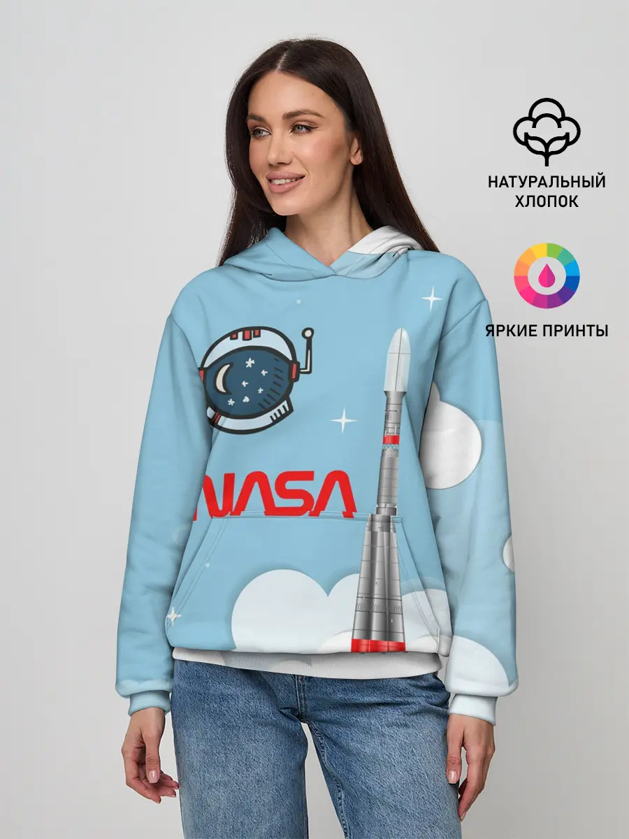 Женское худи / Mission NASA