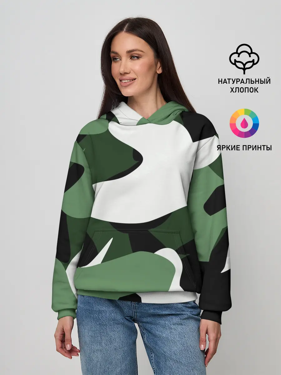 Женское худи / Камуфляж