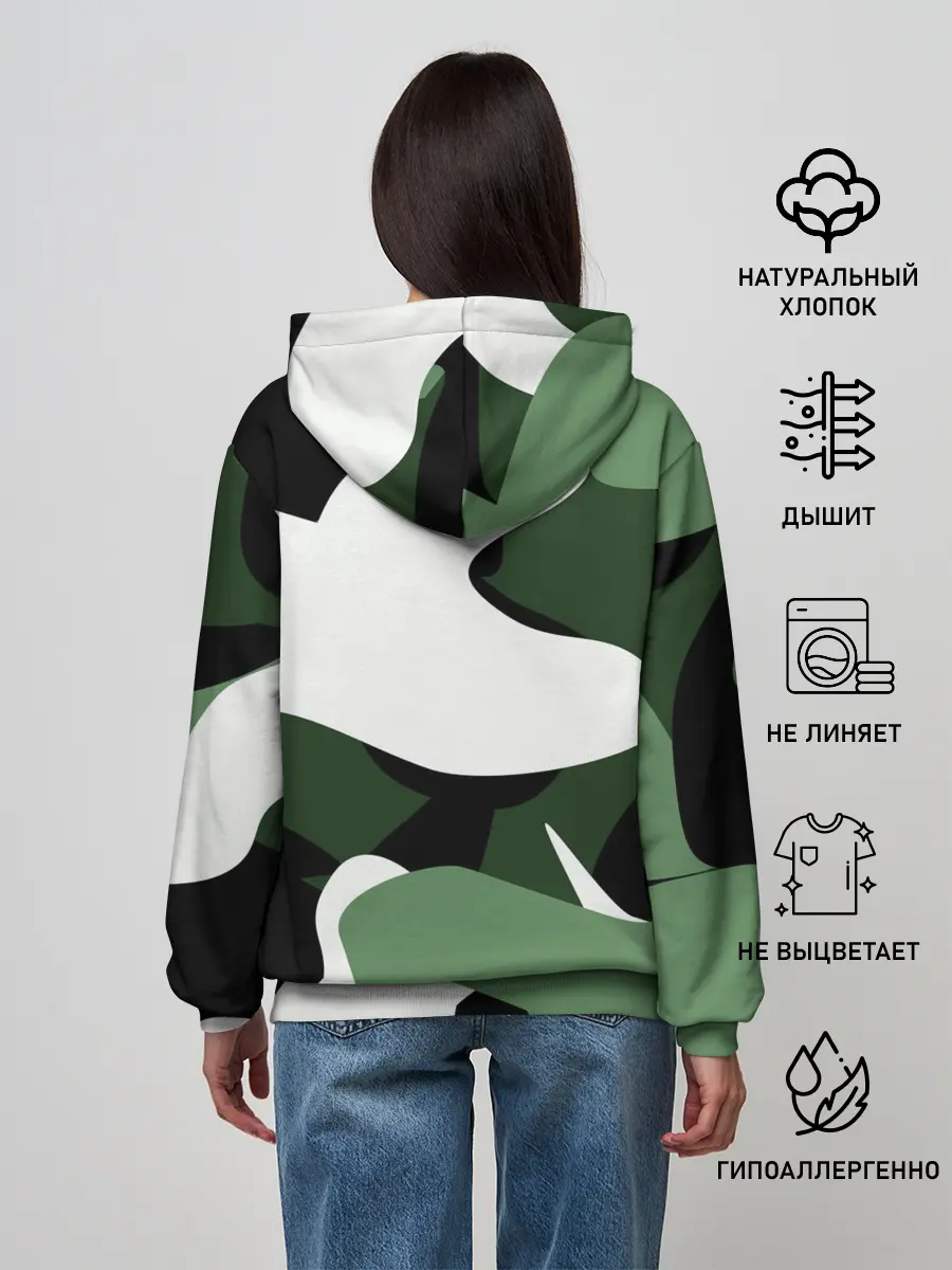 Женское худи / Камуфляж