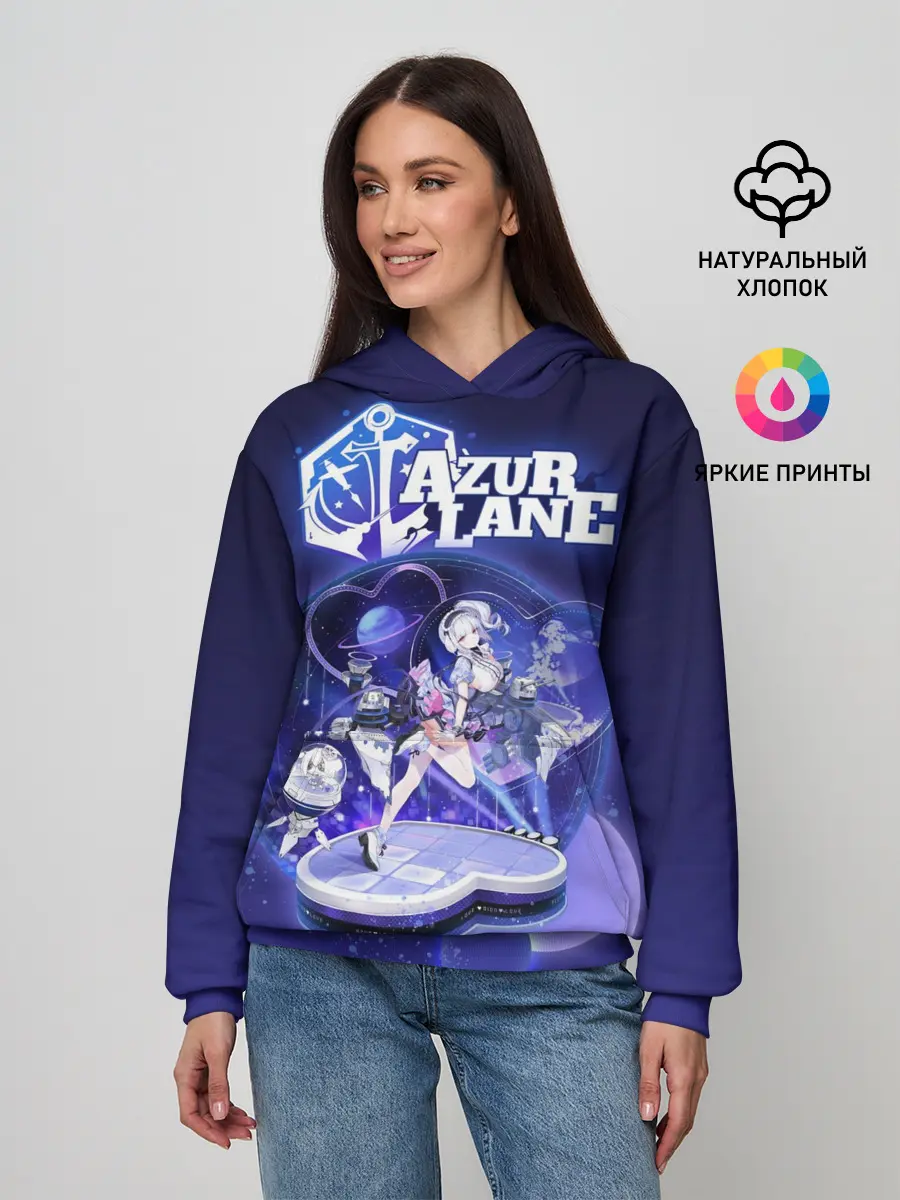 Женское худи / аниме Лазурный путь
