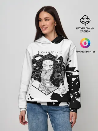 Женское худи / Nezuko Kamado Kimetsu no Yaiba