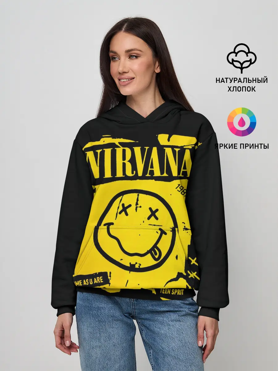 Женское худи / Nirvana 1987