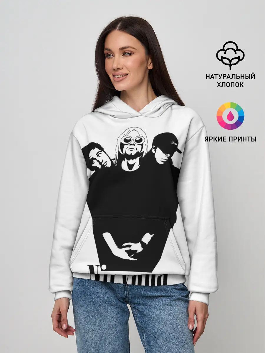 Женское худи / Nirvana Группа