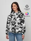 Женское худи / Холодный камуфляж