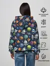 Женское худи / Мультяшные планеты