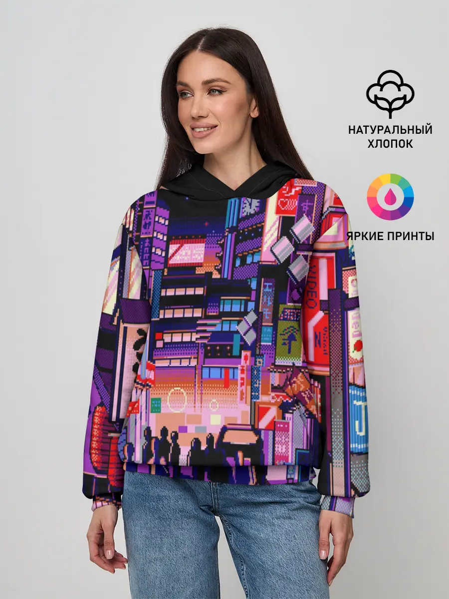 Женское худи / Переулок Токио