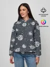 Женское худи / Звезды, планеты и созвездия