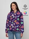 Женское худи / Корабли, планеты и спутники