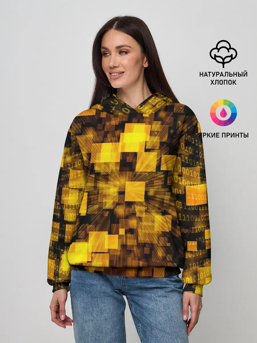 Женское худи / Неоновый взрыв