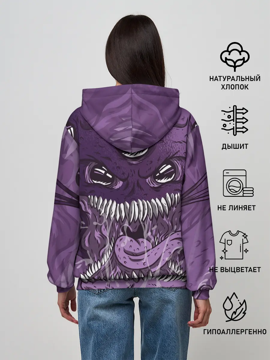 Женское худи / Инопланетное чудовище