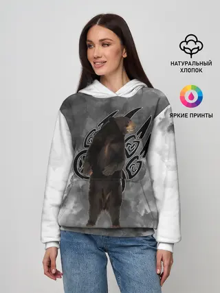 Женское худи / НЕ БУДИ ЛИХО / ВЕЛЕС