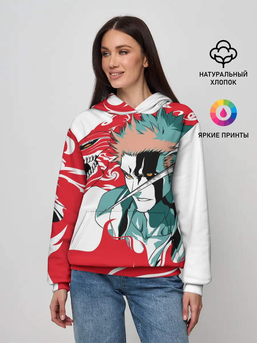 Женское худи / ИЧИГО ДЕМОН | BLEACH | БЛИЧ