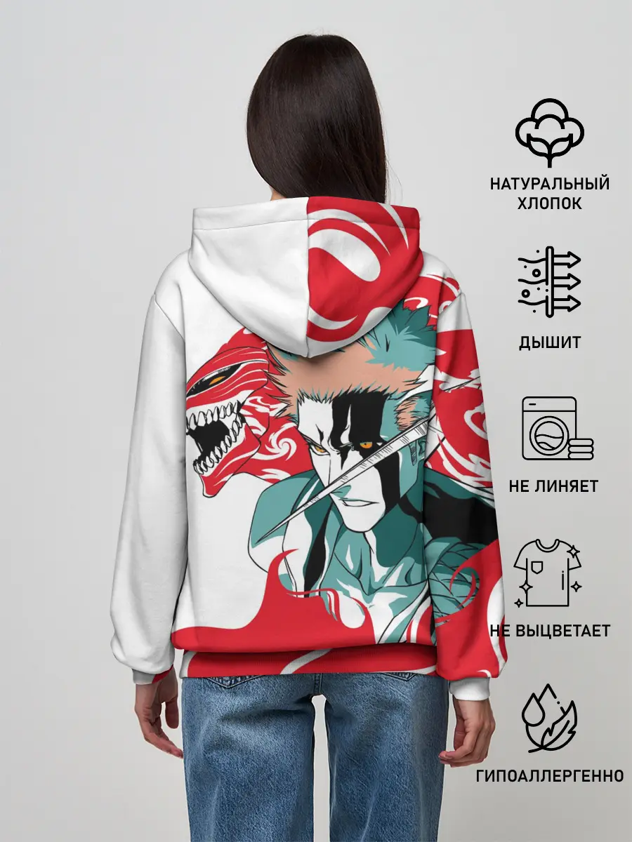 Женское худи / ИЧИГО ДЕМОН | BLEACH | БЛИЧ