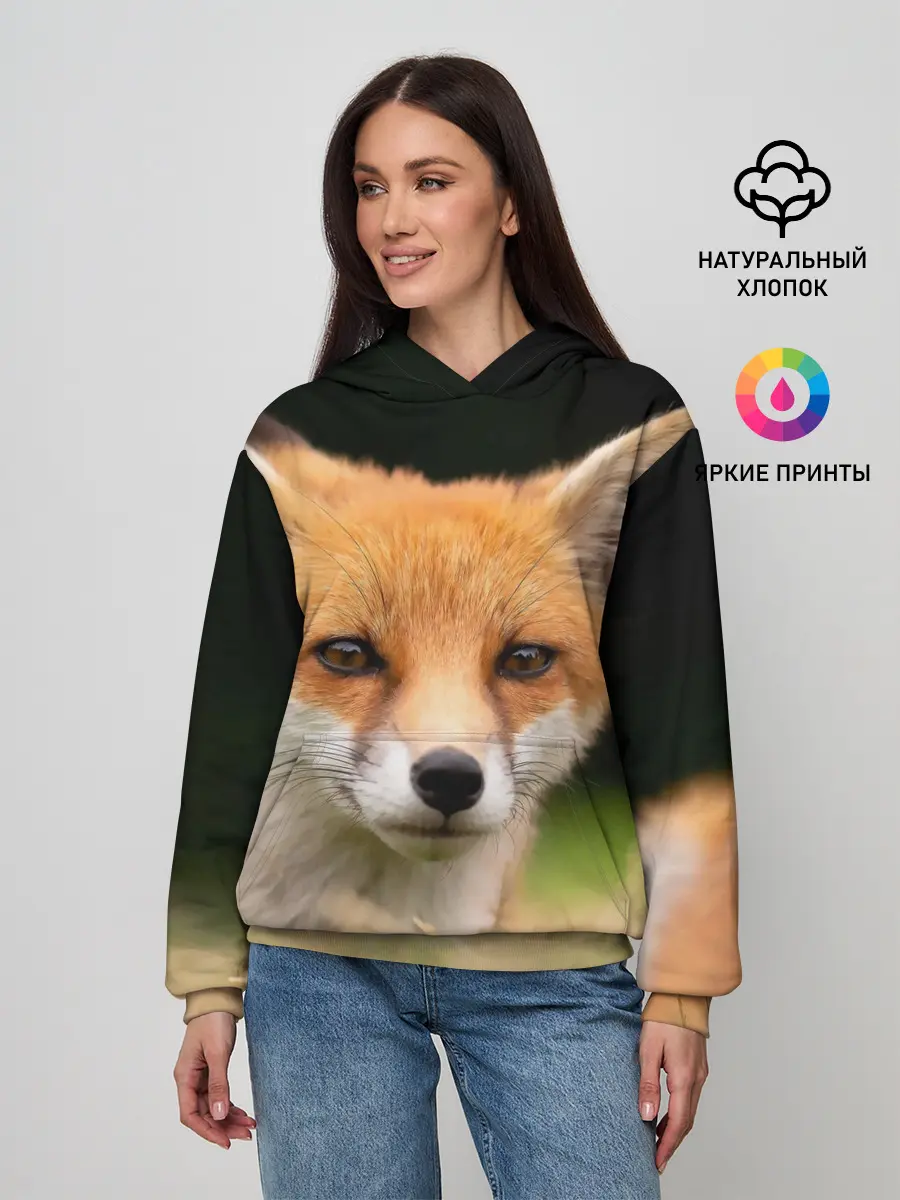 Женское худи / Мордочка лисицы
