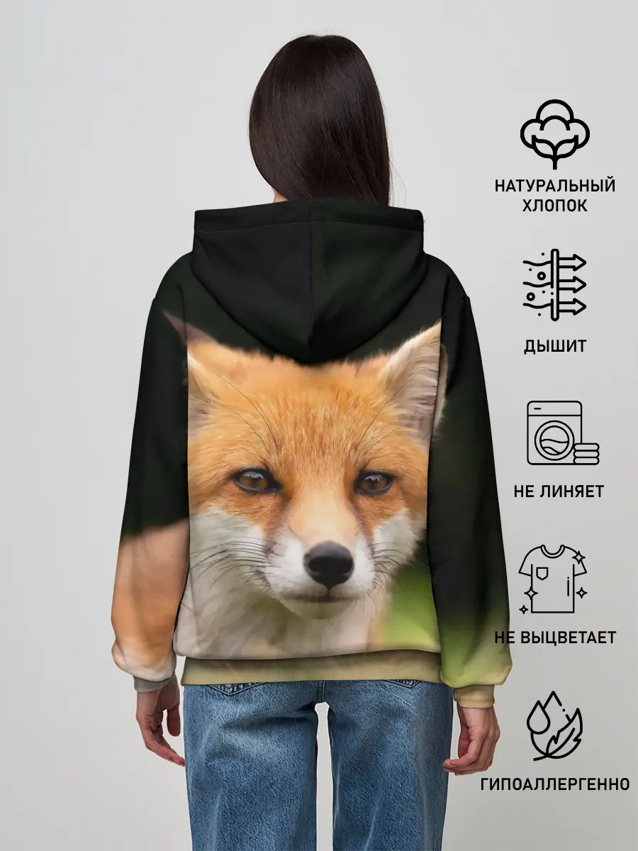 Женское худи / Мордочка лисицы