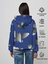 Женское худи / градиентные бабочки