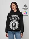 Женское худи / TRUST NO BANK BITCOIN