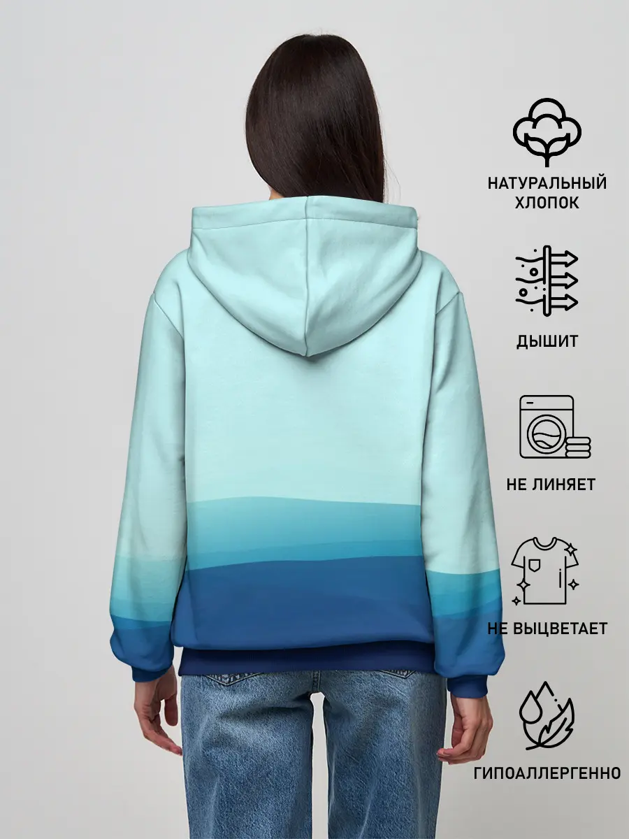 Женское худи / Море
