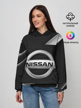 Женское худи / NISSAN / НИССАН / МЕТАЛЛ