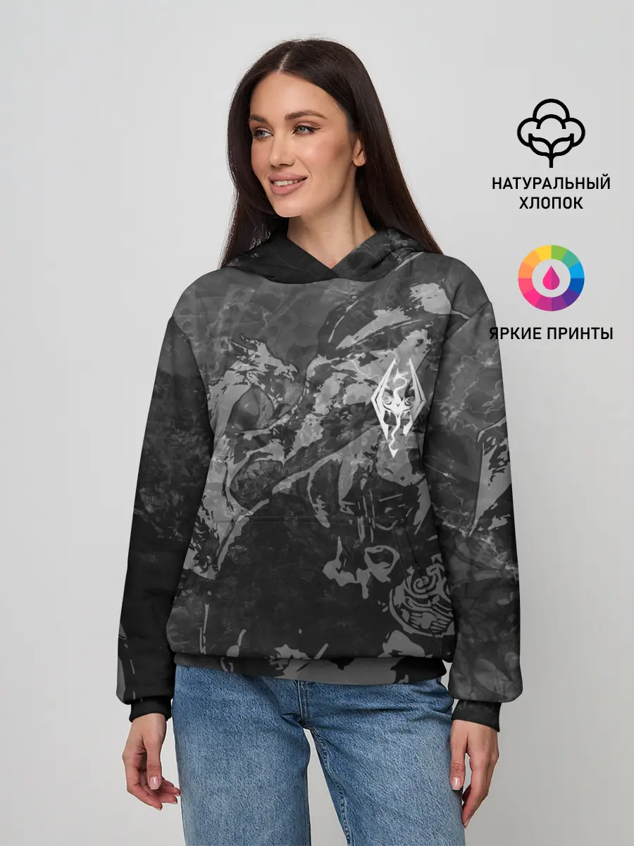 Женское худи / Battle with the dragon / TES