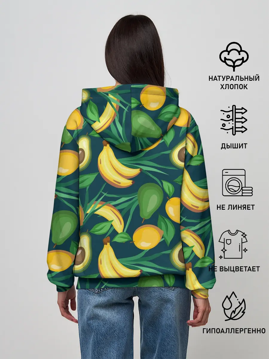 Женское худи / Фрукты