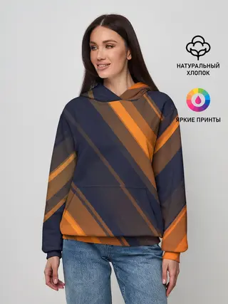 Женское худи / ORANGE Black