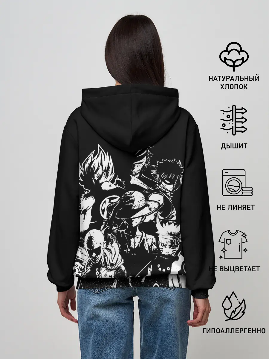 Женское худи / ГЛАВНЫЕ ГЕРОИ АНИМЕ