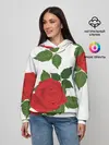 Женское худи / Большие розы