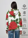 Женское худи / Большие розы