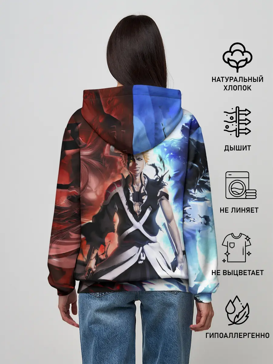 Женское худи / Bleach Ichigo Kurosaki