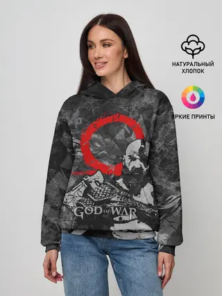Женское худи / GOD OF WAR : KRATOS