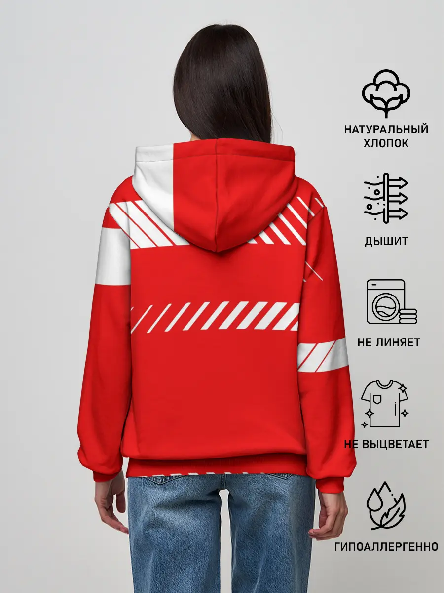 Женское худи / PORSCHE / ПОРШЕ / RED STYLE