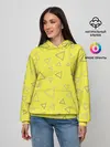 Женское худи / Желтый и серый | Yellow & gray