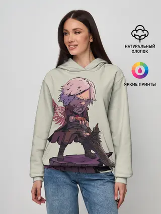 Женское худи / Dante Big head